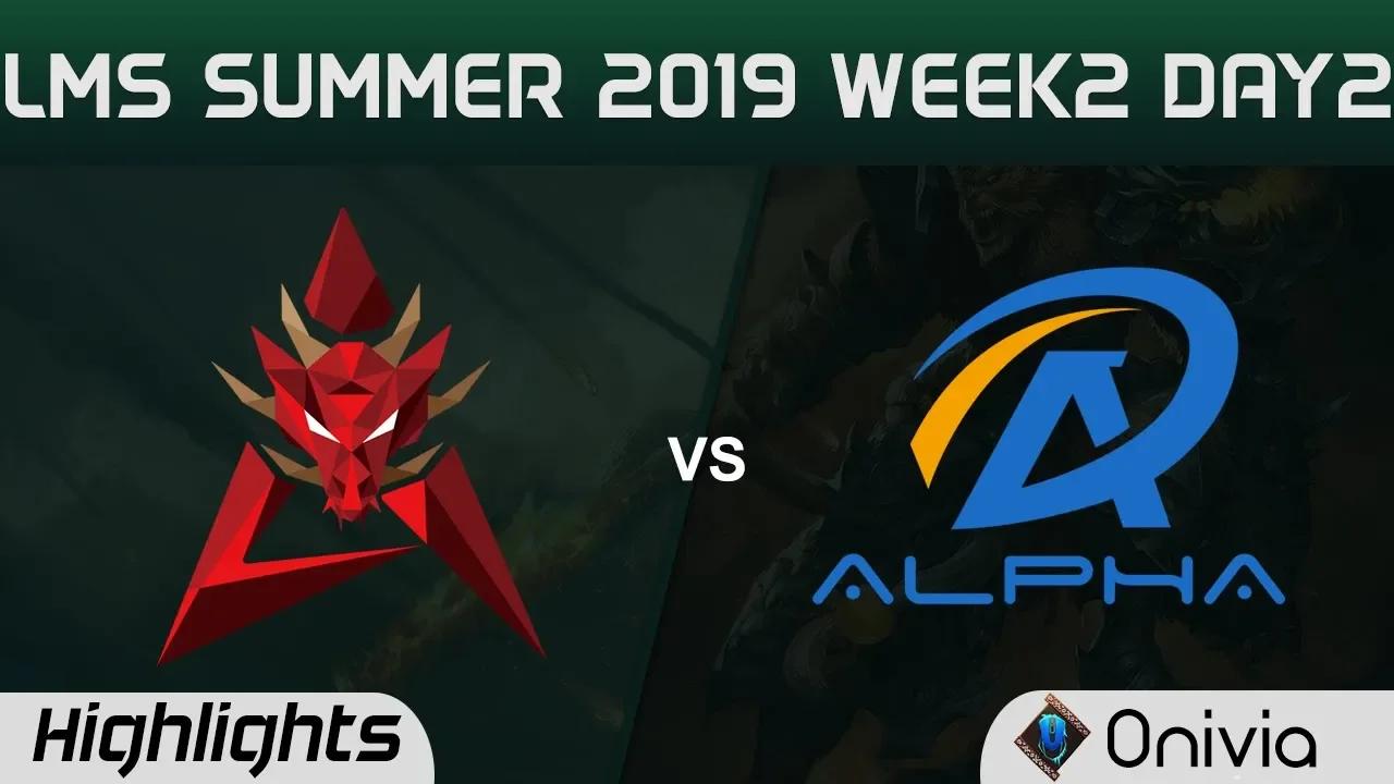 HKA vs ALF Highlights Game 1 LMS 夏季職業聯賽 W2D2 2019 Hong Kong Attitude vs Alpha Esports by Onivia thumbnail