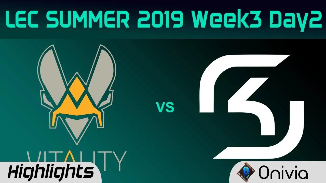 VIT vs SK Highlights LEC Summer 2019 W3D2 Team Vitality vs SK Gaming LEC Highlights By Onivia thumbnail