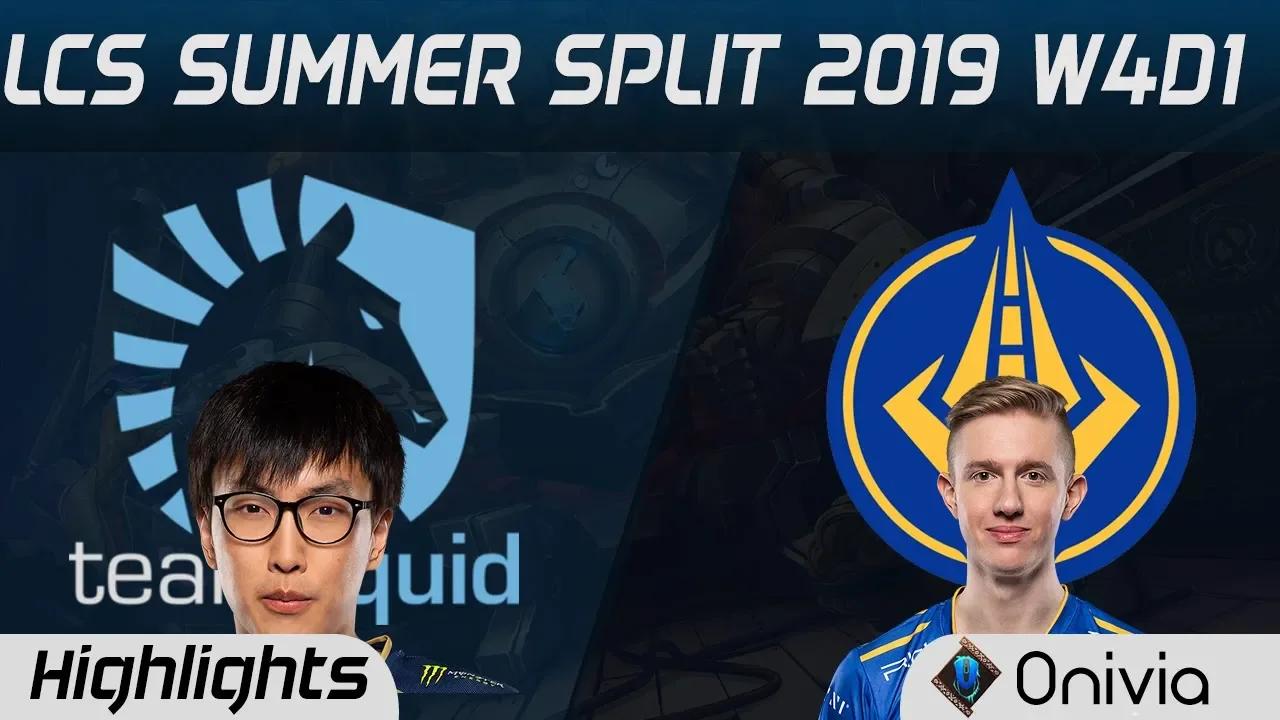 TL vs GGS Highlights LCS Summer 2019 W4D1 Team Liquid vs Golden Guardians LCS Highlights by Onivia thumbnail