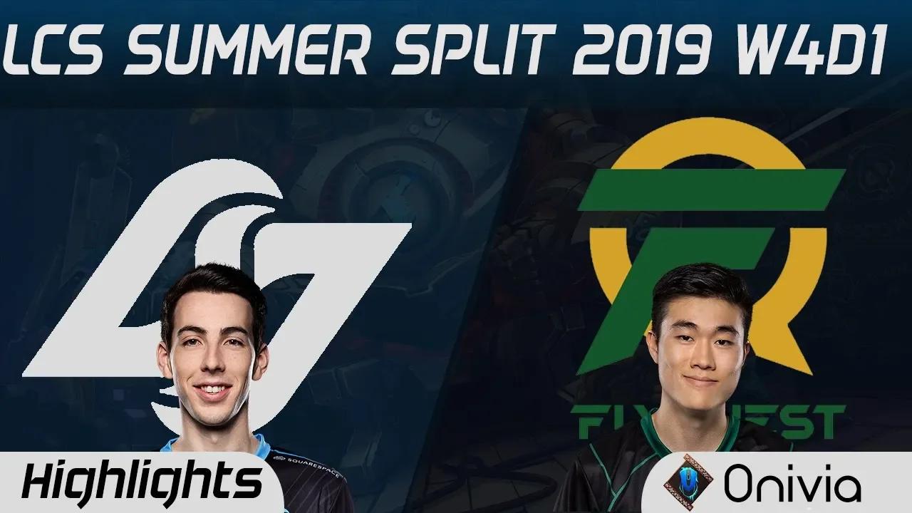 CLG vs FLY Highlights LCS Summer 2019 W4D1 Counter Logic Gaming vs Flyquest LCS Highlights by Onivia thumbnail