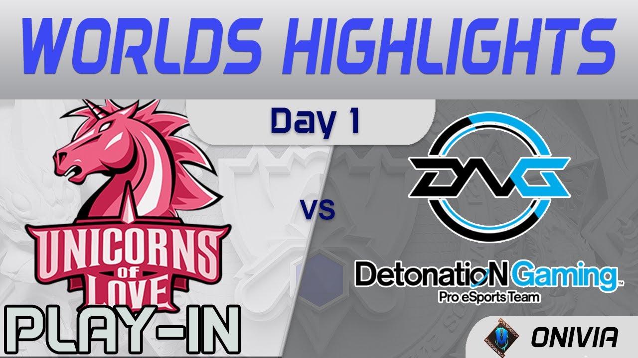 UOL vs DFM Highlights Day 1 Worlds 2021 Play in Unicorns Of Love vs DetonatioN FM by Onivia thumbnail