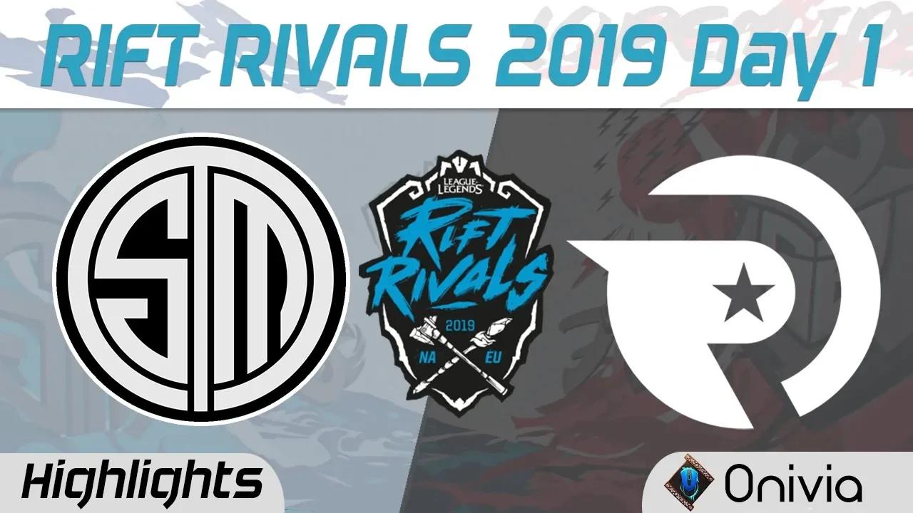 TSM vs OG 2v2 Highlights Rift Rivals Day 1 NA EU 2019 Team Solo Mid vs Origen by Onivia thumbnail