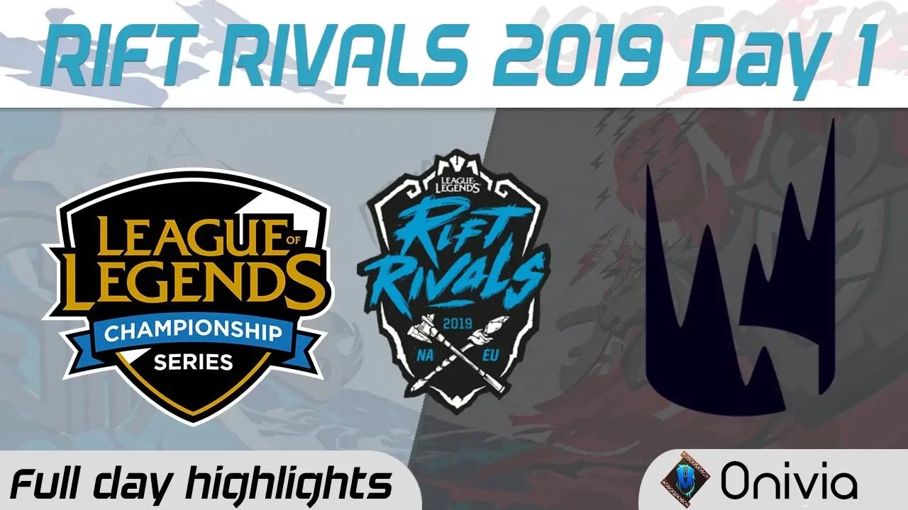 Full Day Rift Rivals NA EU Highlights 2019 Day 1 By Onivia thumbnail