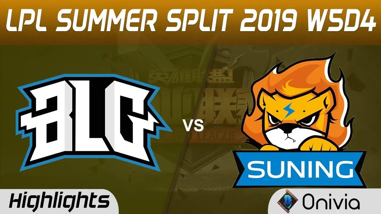 BLG vs SN Highlights Game 2 LPL Summer 2019 W5D4 Bilibili Gaming vs Suning Gaming LPL Highlights by thumbnail