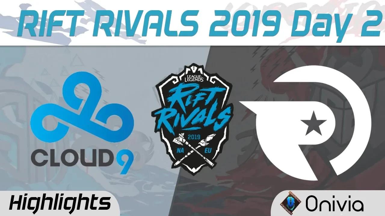 OG vs C9 Highlights Rift Rivals Day 2 NA EU 2019 Origen vs Cloud9 by Onivia thumbnail