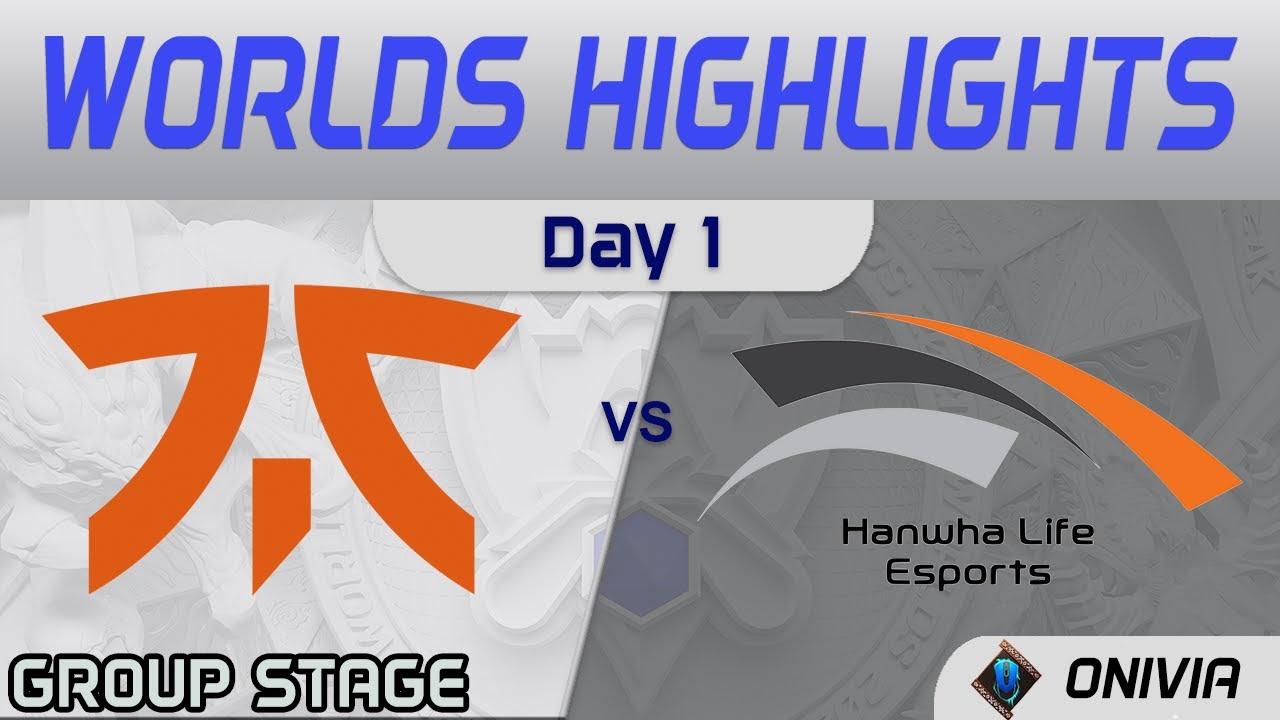 FNC vs HLE Highlights Day 1 Worlds 2021 Group Stage Fnatic vs Hanwha Life by Onivia thumbnail