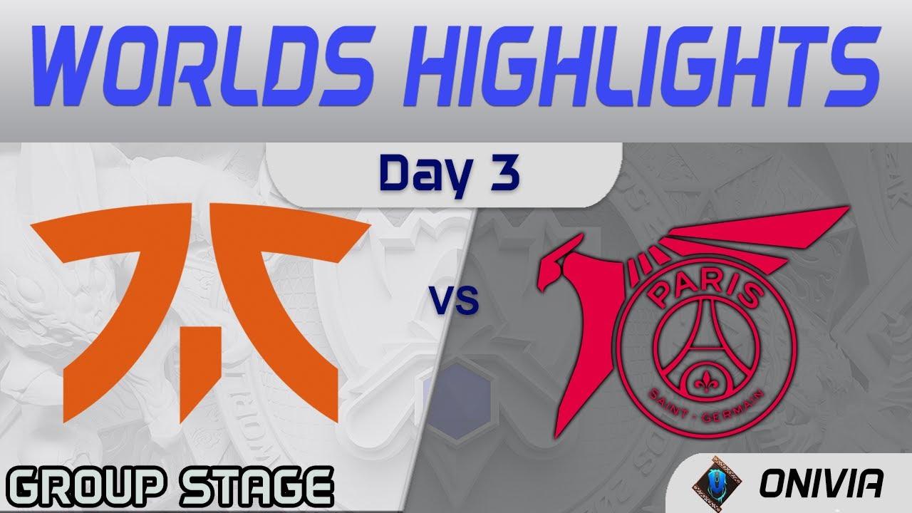 FNC vs PSG Highlights Day 3 Worlds 2021 Group Stage Fnatic vs PSG Talon by Onivia thumbnail