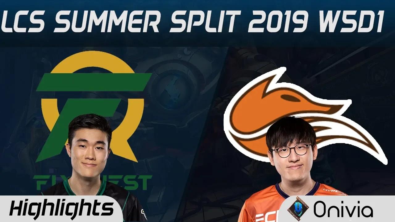 FLY vs FOX Highlights LCS Summer 2019 W5D1 Flyquest vs Echo Fox LCS Highlights by Onivia thumbnail