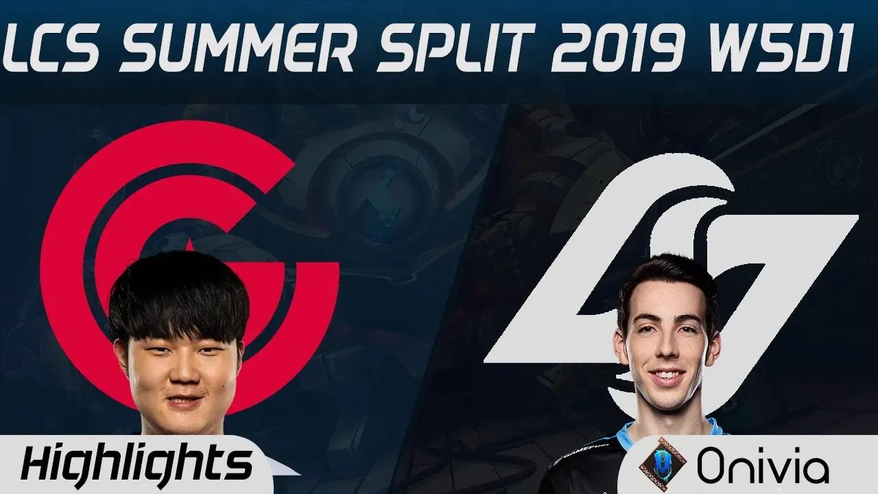 CG vs CLG Highlights LCS Summer 2019 W5D1 Clutch Gaming vs Counter Logic Gaming LCS Highlights by On thumbnail