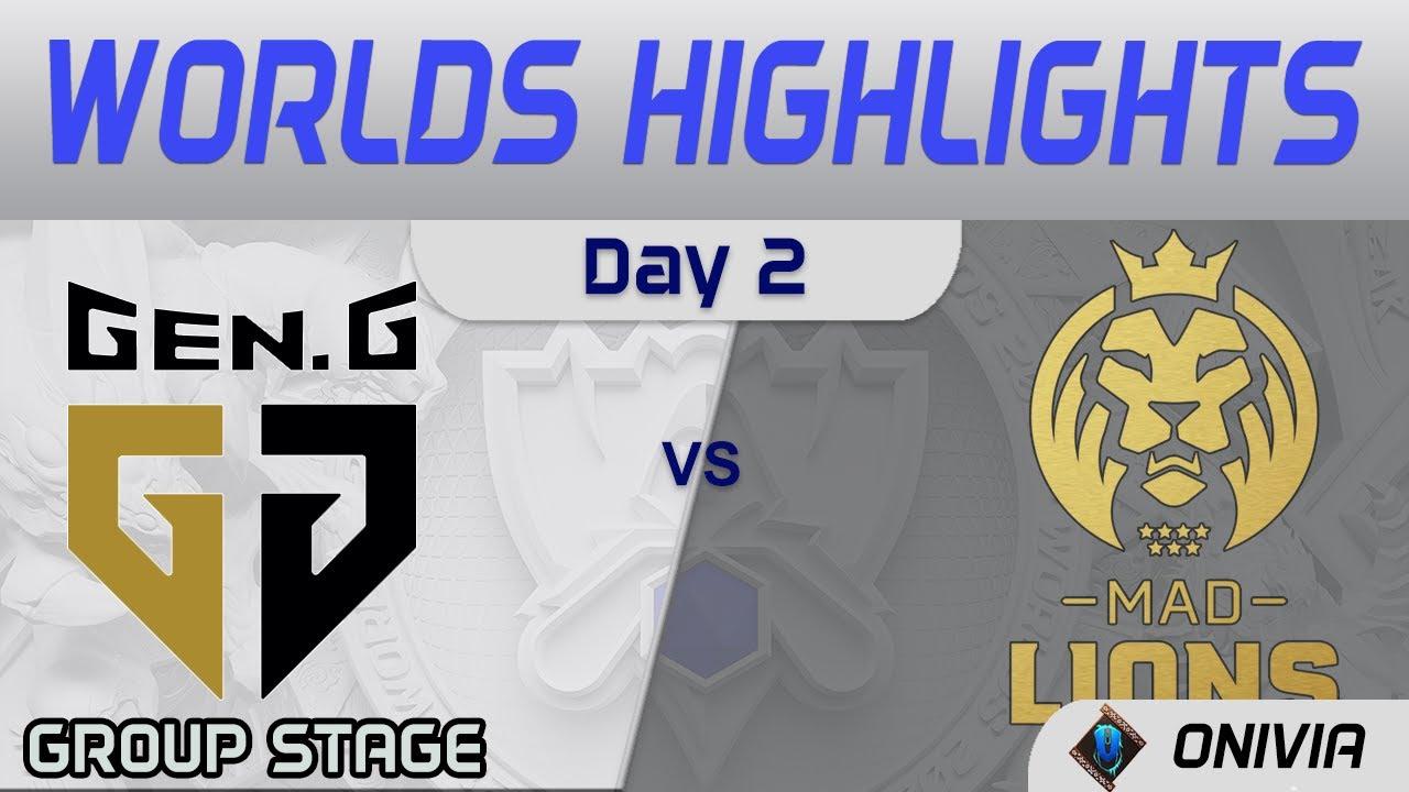 GEN vs MAD Highlights Day 2 Worlds 2021 Group Stage Gen G vs MAD Lions by Onivia thumbnail