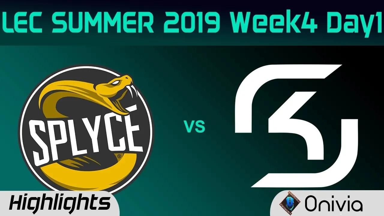 SPY vs SK Highlights LEC Summer 2019 W4D1 Splyce vs SK Gaming LEC Highlights By Onivia thumbnail