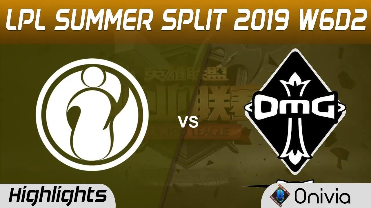 IG vs OMG Highlights Game 1 LPL Summer 2019 W6D2 Invictus Gaming vs Oh My God LPL Highlights by Oniv thumbnail