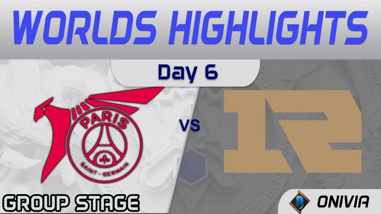 PSG vs RNG Highlights Day 6 Worlds 2021 Group Stage PSG Talon vs Royal Never Give Up by Onivia thumbnail