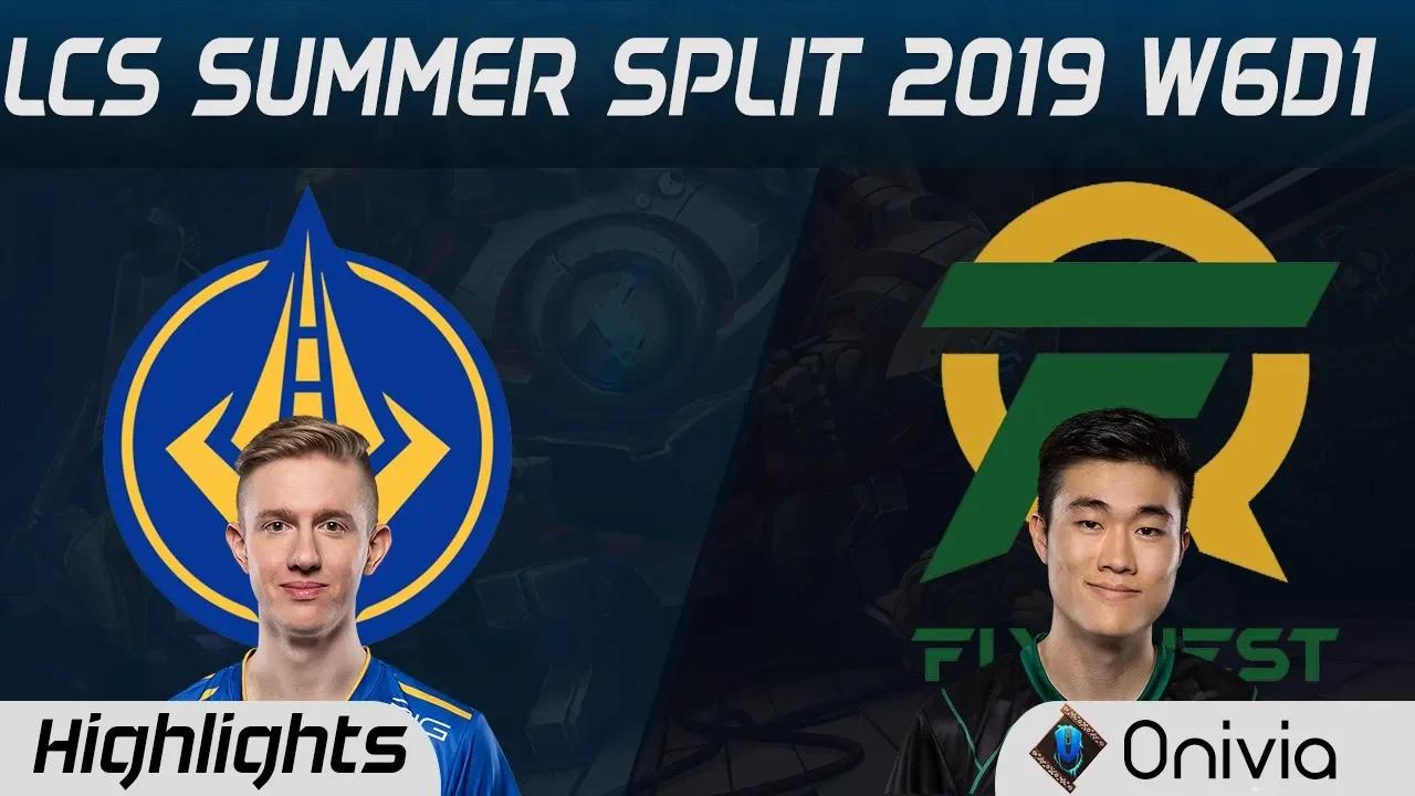 GGS vs FLY Highlights LCS Summer 2019 W6D1 Golden Guardians vs Flyquest LCS Highlights by Onivia thumbnail