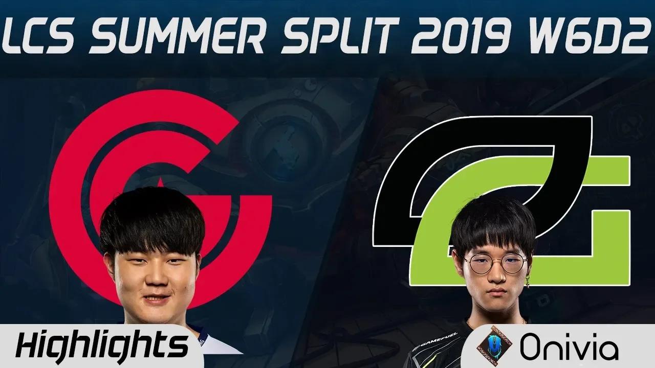 CG vs OPT Highlights LCS Summer 2019 W6D2 Clutch Gaming vs Optic Gaming LCS Highlights by Onivia thumbnail