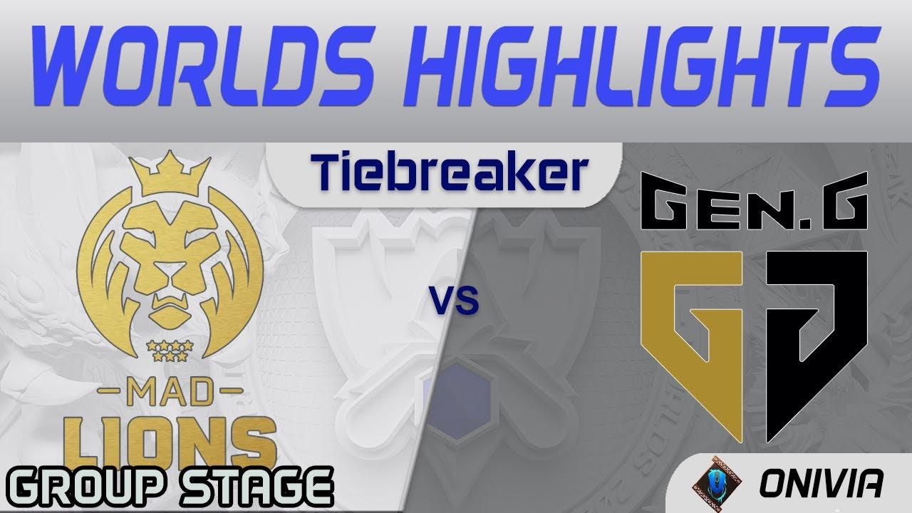 MAD vs GEN Tiebreaker Highlights Day 7 Worlds 2021 Group Stage MAD Lions vs Gen G by Onivia thumbnail