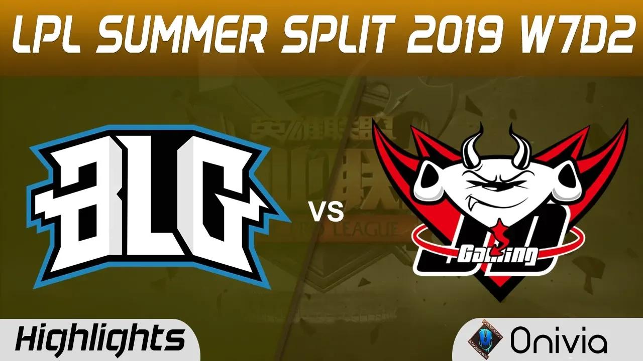 BLG vs JDG Highlights Game 1 LPL Summer 2019 W7D2 Bilibili Gaming vs JD Gaming LPL Highlights by Oni thumbnail