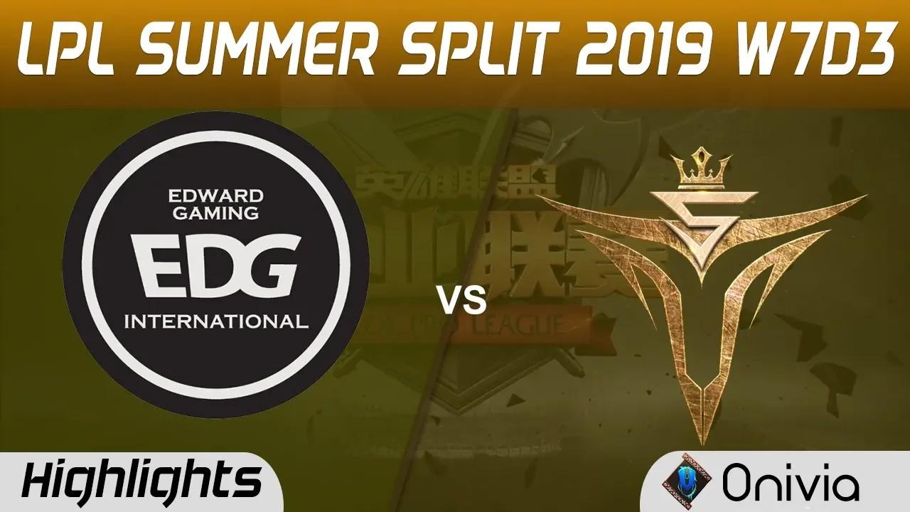 EDG vs V5 Highlights Game 2 LPL Summer 2019 W7D3 Edward Gaming vs Victory Five LPL Highlights by Oni thumbnail