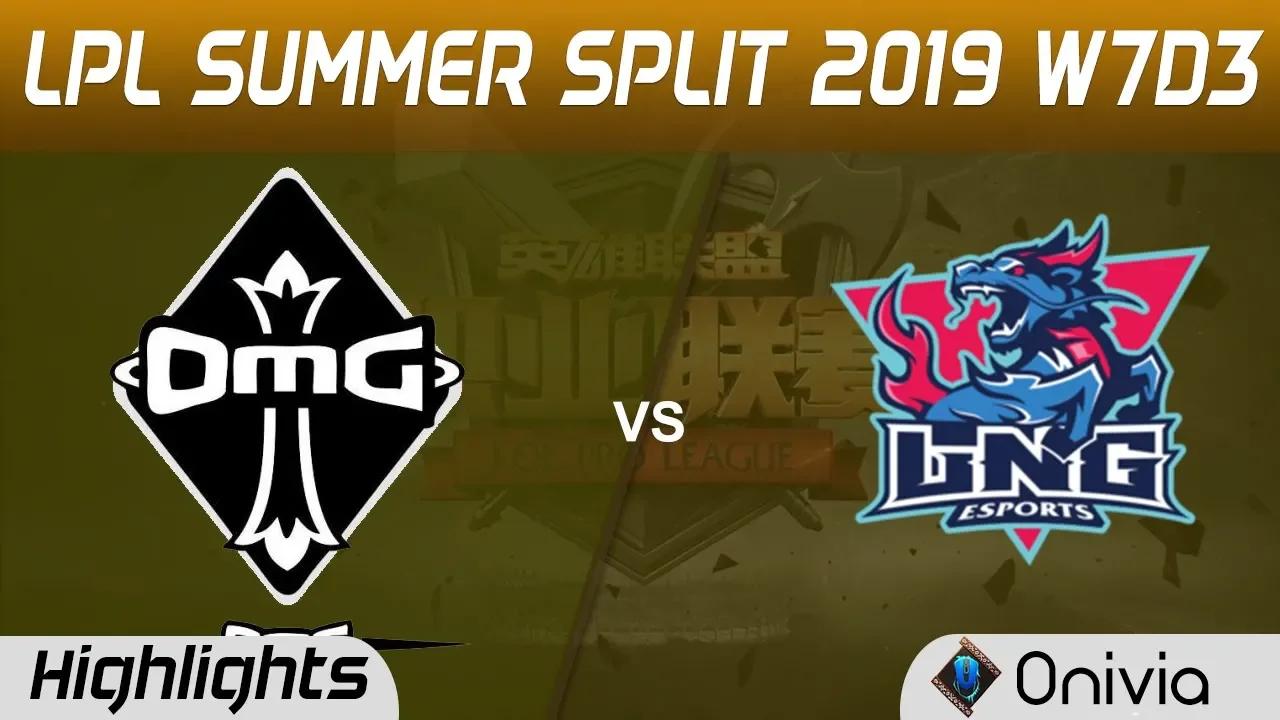 OMG vs LNG Highlights Game 1 LPL Summer 2019 W7D3 Oh My God vs LNG Esports LPL Highlights by Onivia thumbnail