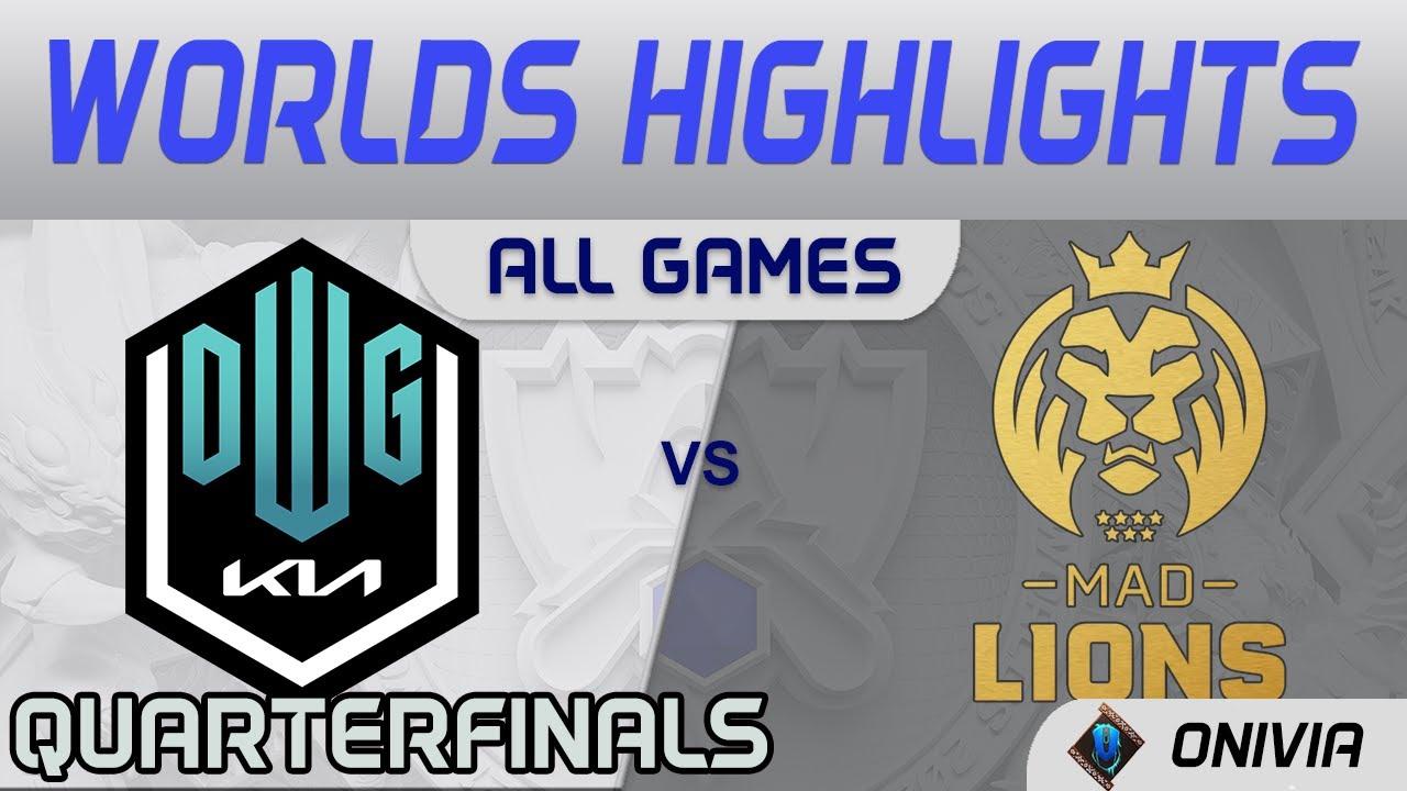 DK vs MAD Highlights ALL GAMES Quarterfinals Worlds 2021 Playoffs DWG KIA vs MAD Lions by Onivia thumbnail