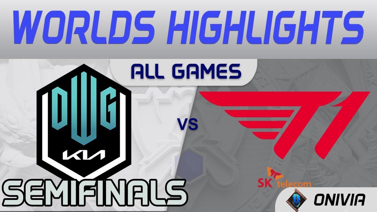 DK vs T1 Highlights ALL GAMES Semifinals Worlds 2021 DWG KIA vs T1 by Onivia thumbnail