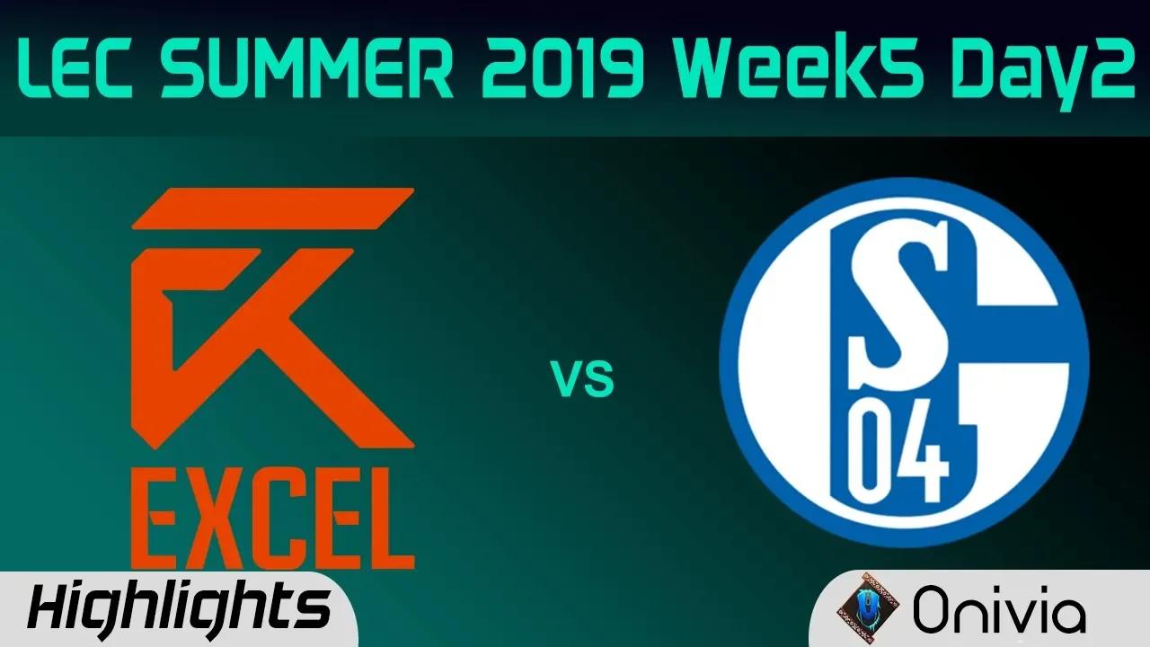 XL vs S04 Highlights LEC Summer 2019 W5D2 Excel Esports vs Schalke 04 LEC Highlights By Onivia thumbnail