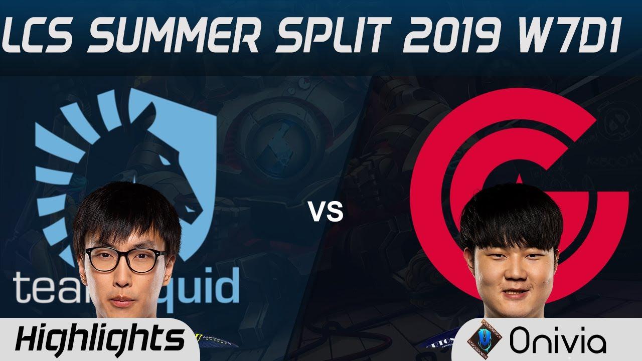 TL vs CG Highlights LCS Summer 2019 W7D1 Team Liquid vs Clutch Gaming LCS Highlights by Onivia thumbnail