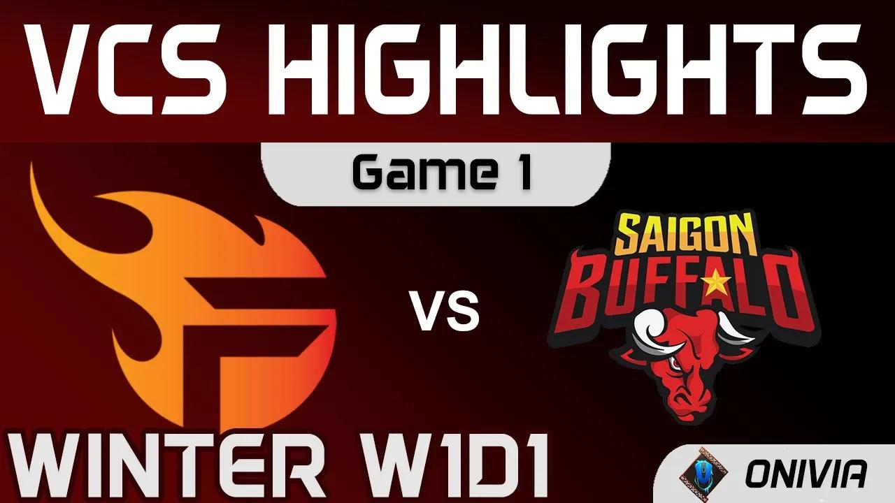 FL vs SGB Highlights Game 1 VCS Winter Split 2021 Team Flash vs Saigon Buffalo by Onivia thumbnail