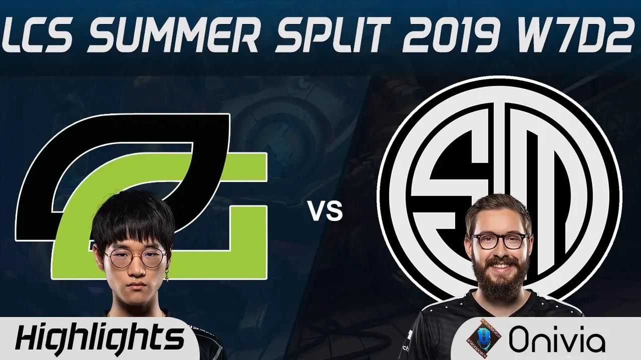 OPT vs TSM Highlights LCS Summer 2019 W7D2 Optic Gaming vs Team Solo Mid LCS Highlights by Onivia thumbnail