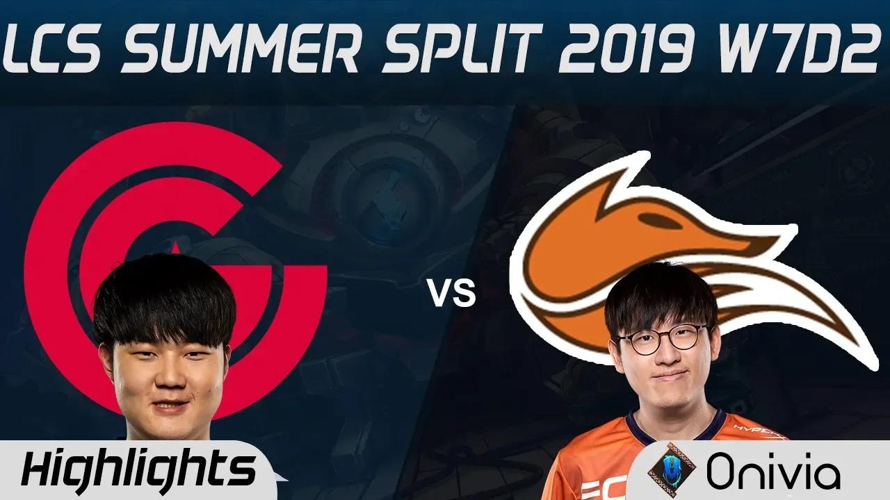 CG vs FOX Highlights LCS Summer 2019 W7D2 Clutch Gaming vs Echo Fox LCS Highlights by Onivia thumbnail