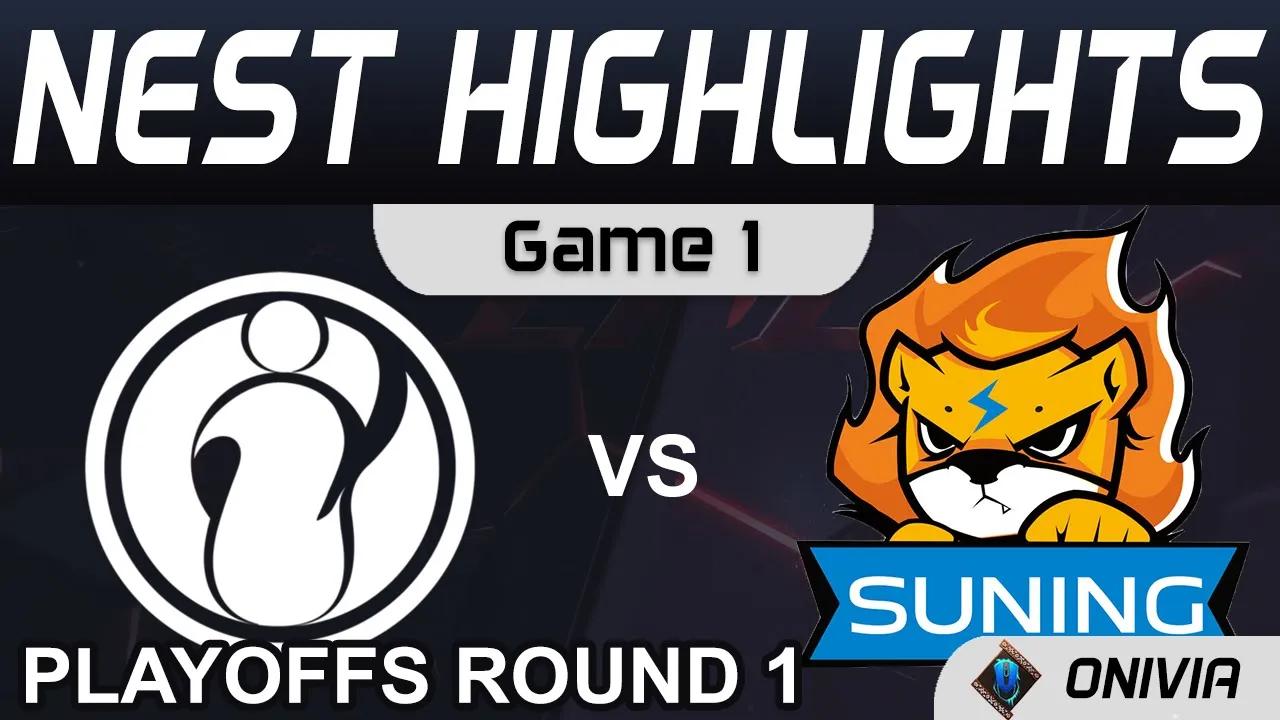 IG vs SN Highlights Game 1 Round 1 NEST Playoffs 2021 Invictus Gaming vs Suning by Onivia thumbnail