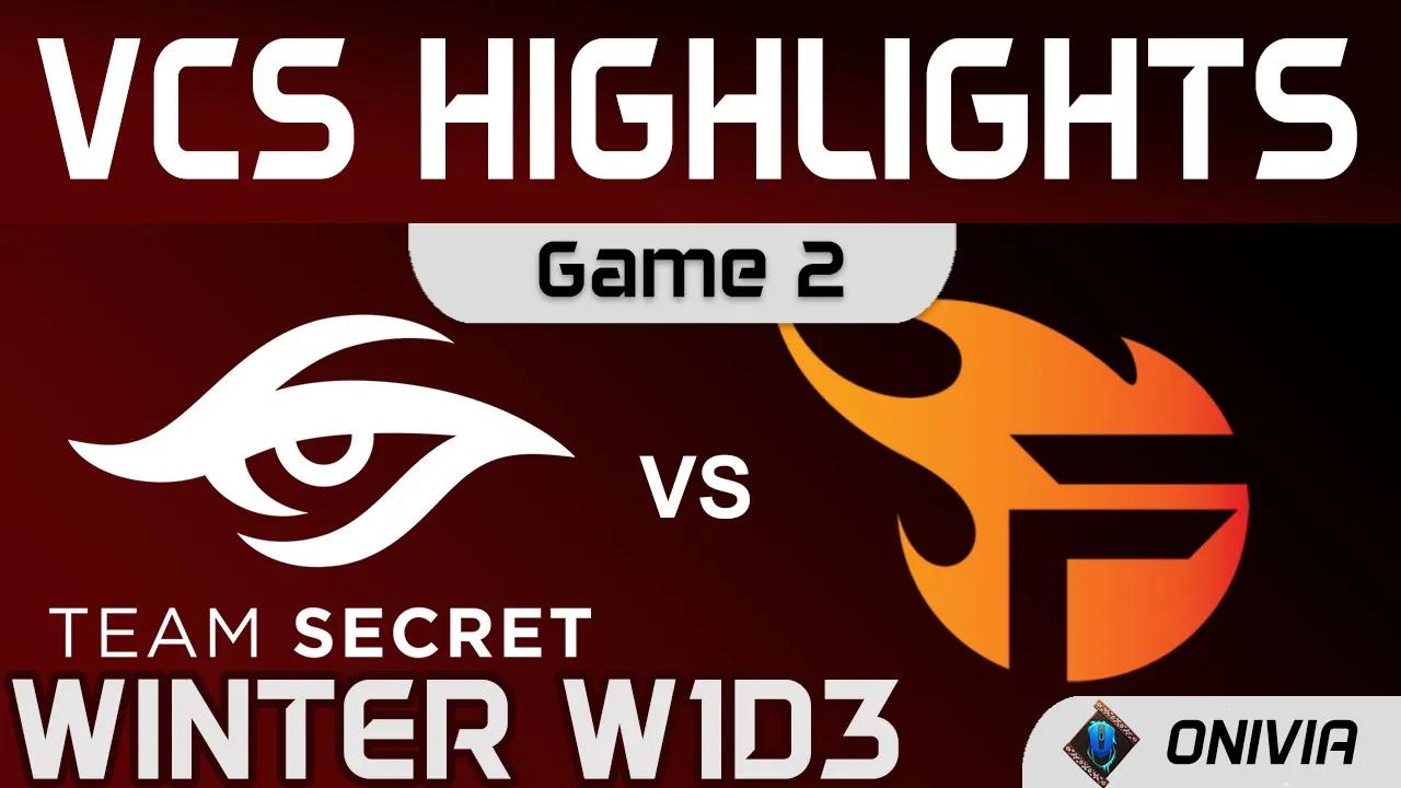 TS vs TF Highlights Game 2 VCS Winter Split 2021 Team Secret vs Team Flash by Onivia thumbnail