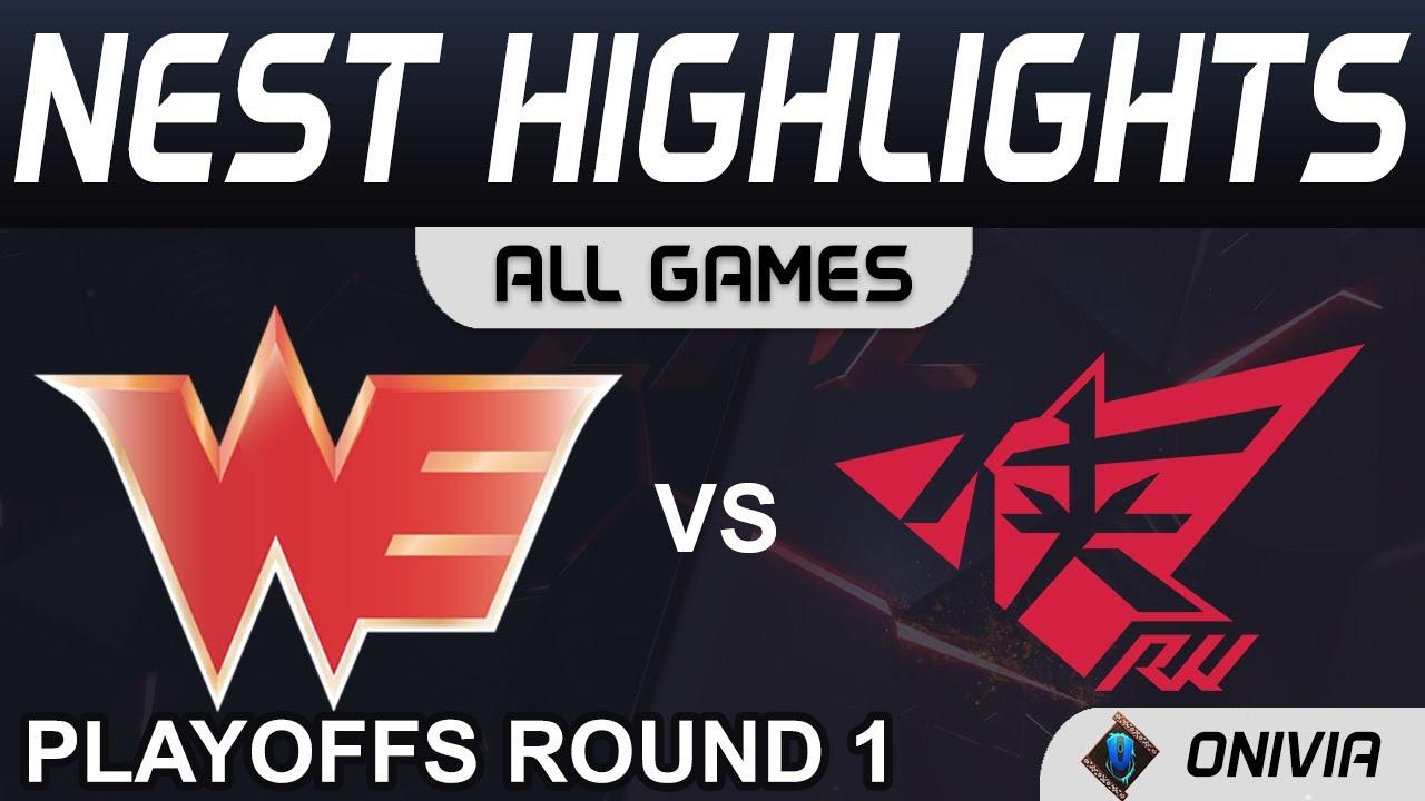 WE vs RW Highlights ALL GAMES Round 1 NEST Playoffs 2021 Team WE vs Rogue Warriors by Onivia thumbnail