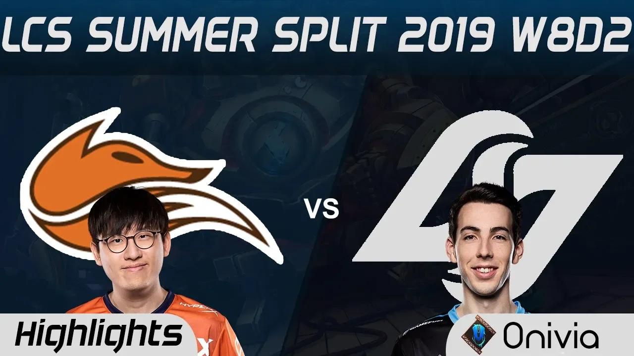 FOX vs CLG Highlights LCS Summer 2019 W8D2 Echo Fox vs Counter Logic Gaming LCS Highlights by Onivia thumbnail