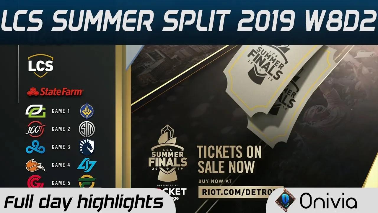 Full Day LCS Highlights LCS Summer 2019 W8D2 By Onivia thumbnail