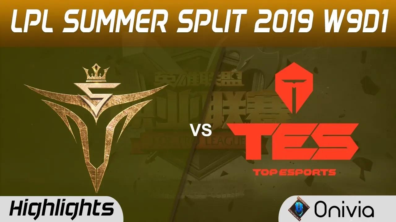 V5 vs TES Highlights Game 1 LPL Summer 2019 W9D1 Vicotry Five vs Top Esports LPL Highlights by Onivi thumbnail