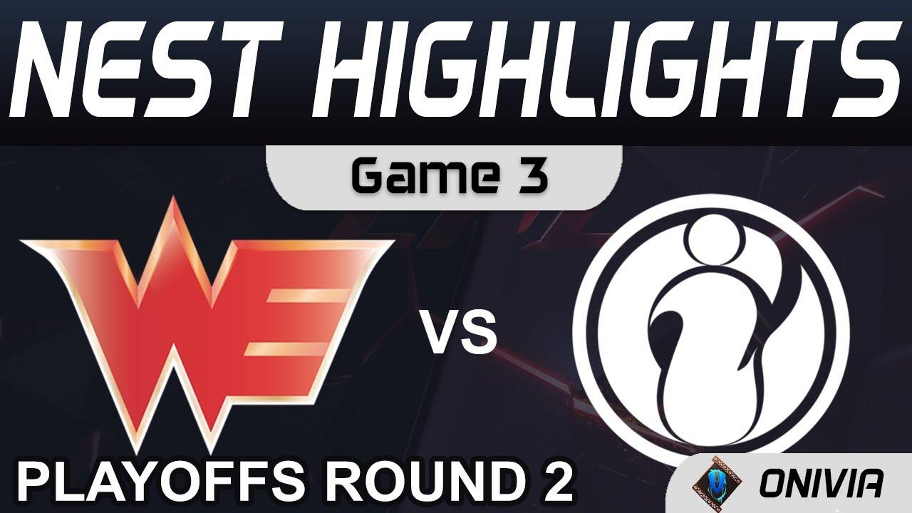 WE vs IG Highlights Game 3 Round 2 NEST Playoffs 2021 Team WE vs Invictus Gaming by Onivia thumbnail