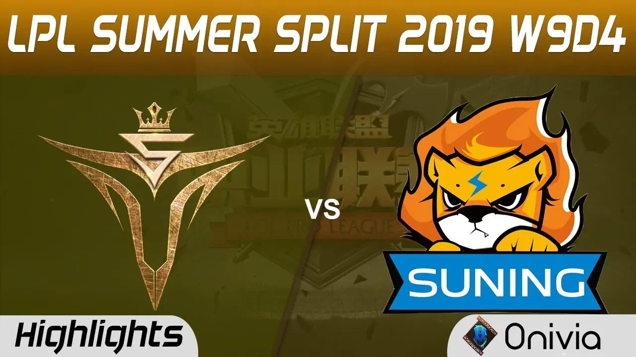 V5 vs SN Highlights Game 1 LPL Summer 2019 W9D4 Victory Five vs Suning LPL Highlights by Onivia thumbnail