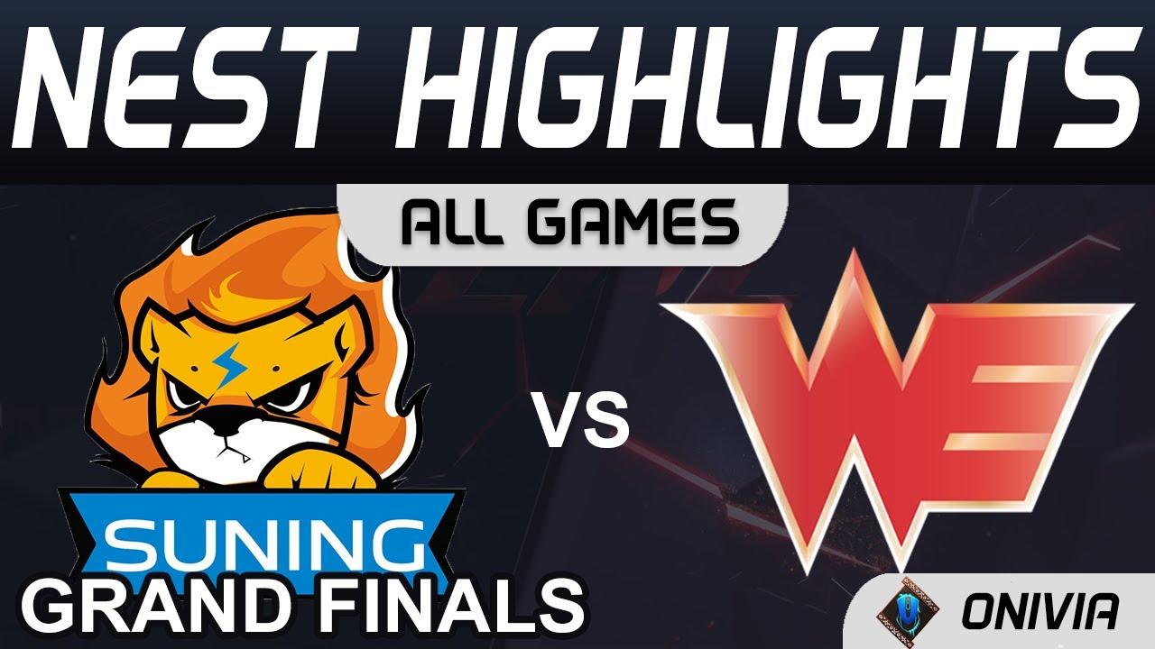 SN vs WE Highlights ALL GAMES Grand Finals NEST Playoffs 2021 Suning vs Team WE by Onivia thumbnail