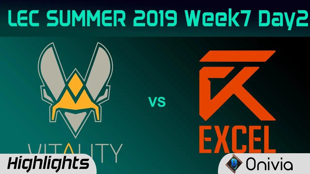 VIT vs XL Highlights LEC Summer 2019 W7D2 Team Vitality vs Excel Esports LEC Highlights By Onivia thumbnail