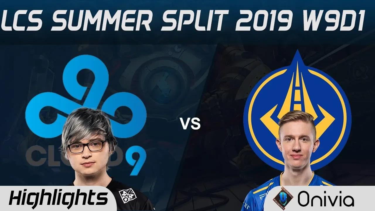 C9 vs GGS Highlights LCS Summer 2019 W9D1 Cloud9 vs Golden Guardians LCS Highlights by Onivia thumbnail