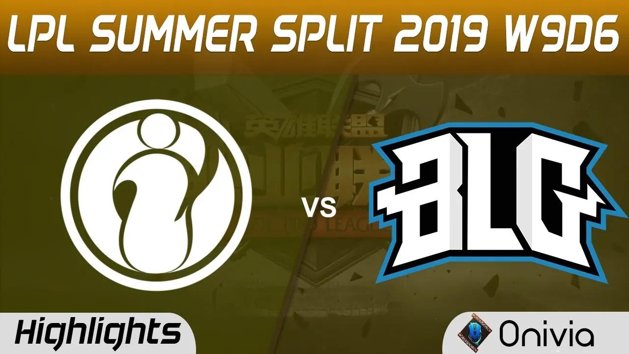 IG vs BLG Highlights Game 2 LPL Summer 2019 W9D6 Invictus Gaming vs BiliBili Gaming LPL Highlights b thumbnail