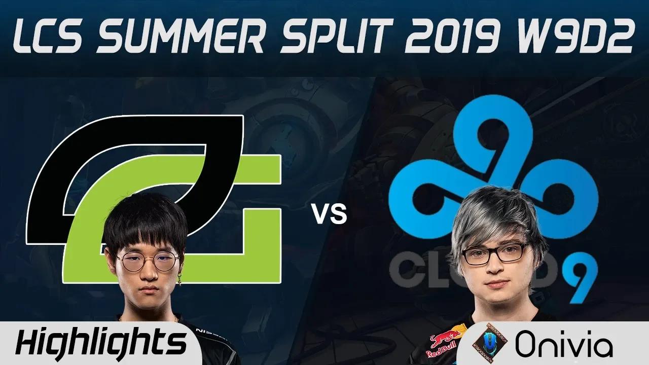 OPT vs C9 Highlights LCS Summer 2019 W9D2 Optic Gaming vs Cloud9 LCS Highlights by Onivia thumbnail