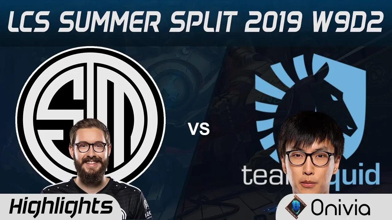 TSM vs TL Highlights LCS Summer 2019 W9D2 Team Solo Mid vs Team Liquid LCS Highlights by Onivia thumbnail