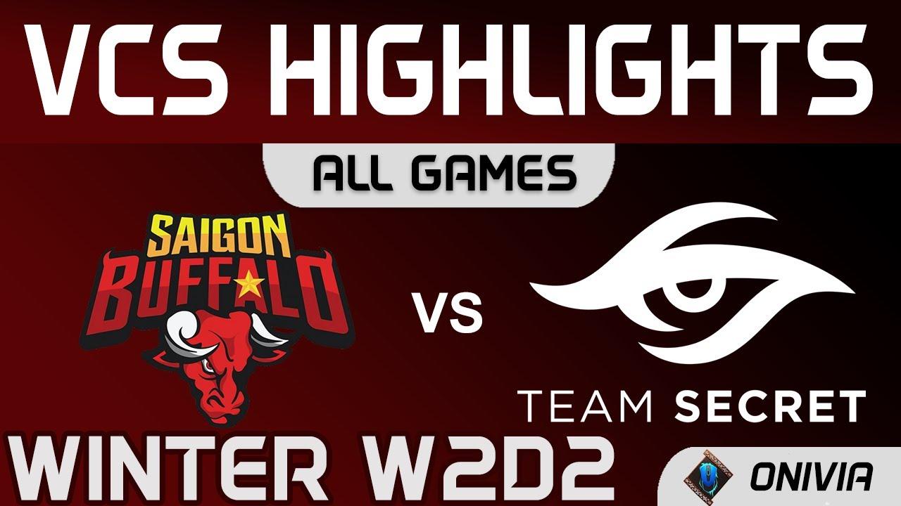 SGB vs TS Highlights ALL GAMES VCS Winter Split 2021 Saigon Buffalo vs Team Secret by Onivia thumbnail