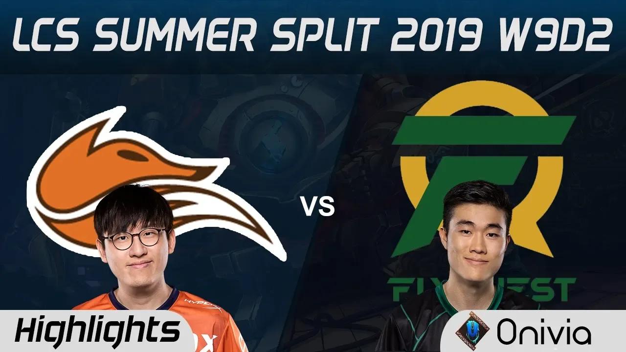 FOX vs FLY Highlights LCS Summer 2019 W9D2 Echo Fox vs FlyQuest LCS Highlights by Onivia thumbnail