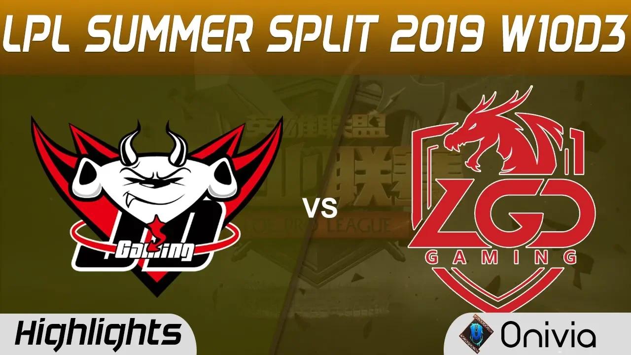 JDG vs LGD Highlights Game 1 LPL Summer 2019 W10D3 JD Gaming vs LGD Gaming LPL Highlights by Onivia thumbnail