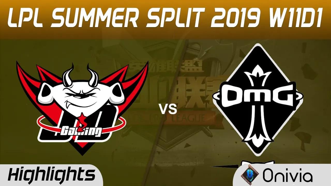 JDG vs OMG Highlights Game 1 LPL Summer 2019 W11D1 JD Gaming vs Oh My God LPL Highlights by Onivia thumbnail