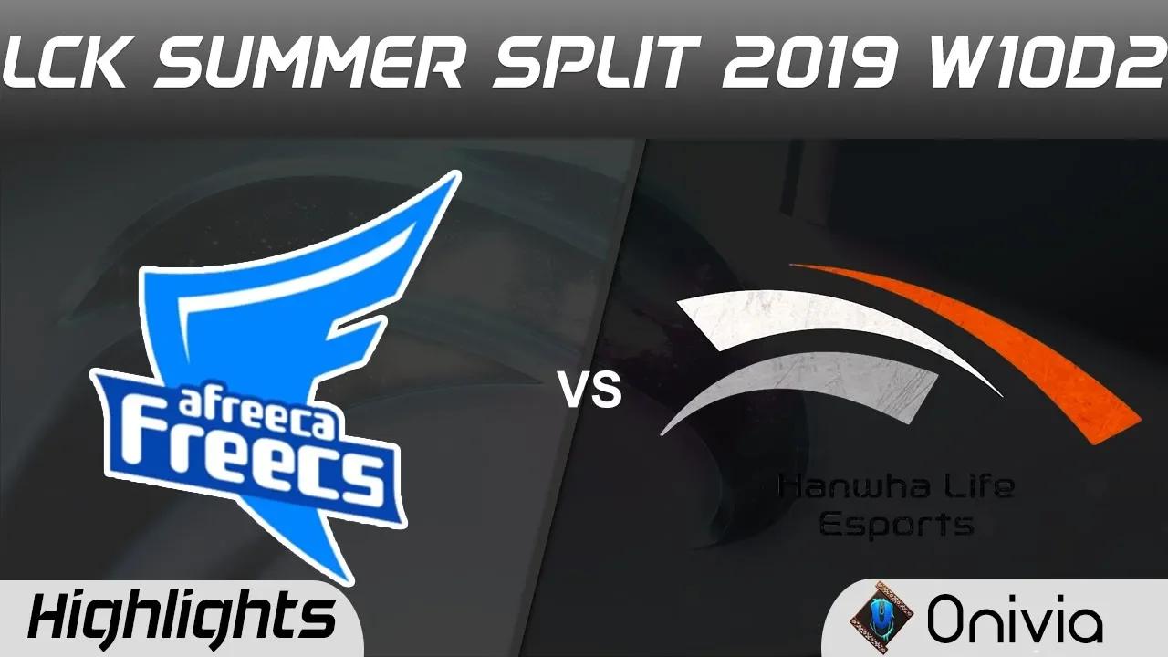 AF vs HLE Highlights Game 1 LCK Summer 2019 W10D2 Afreeca Freecs vs Hanwha Life Esports Highlights b thumbnail