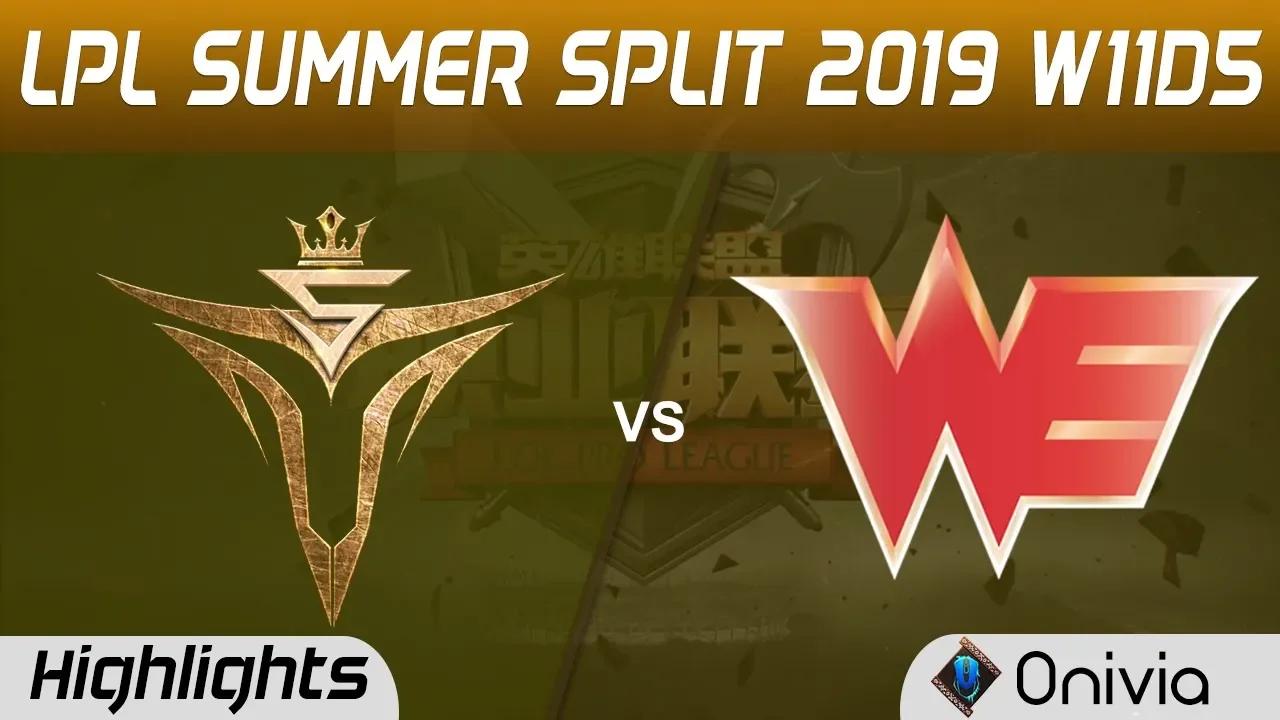 V5 vs WE Highlights Game 1 LPL Summer 2019 W11D5 Victory5 vs Team WE LPL Highlights by Onivia thumbnail